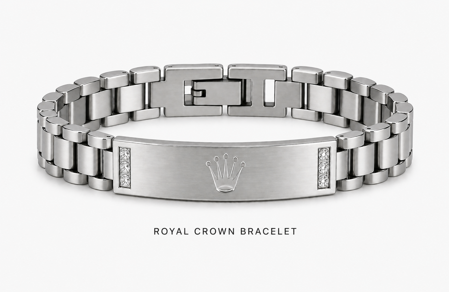 Luxury Stainless crown Steel Bracelet