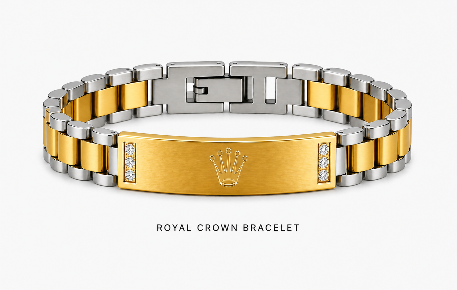 Luxury Stainless crown Steel Bracelet