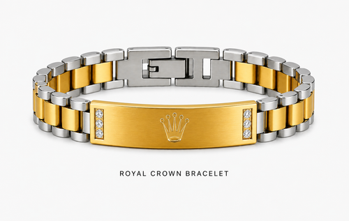 Luxury Stainless crown Steel Bracelet
