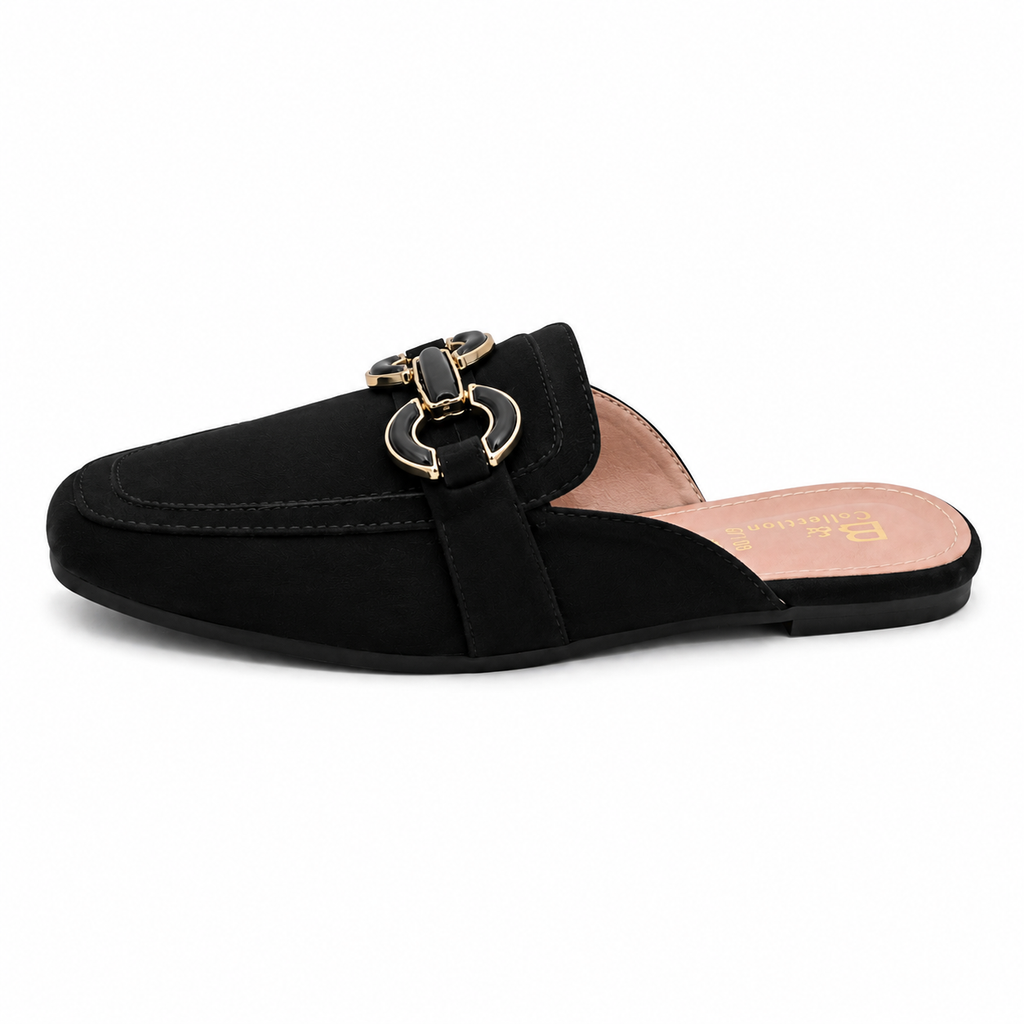 Burgundy Mule Sandals for Women  Stylish Slip-On Flats