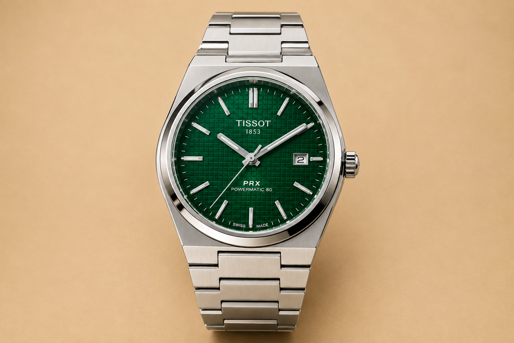 Tissot PRX Powermatic 80 40mm Green Dial Automatic Stainless Steel Watch
