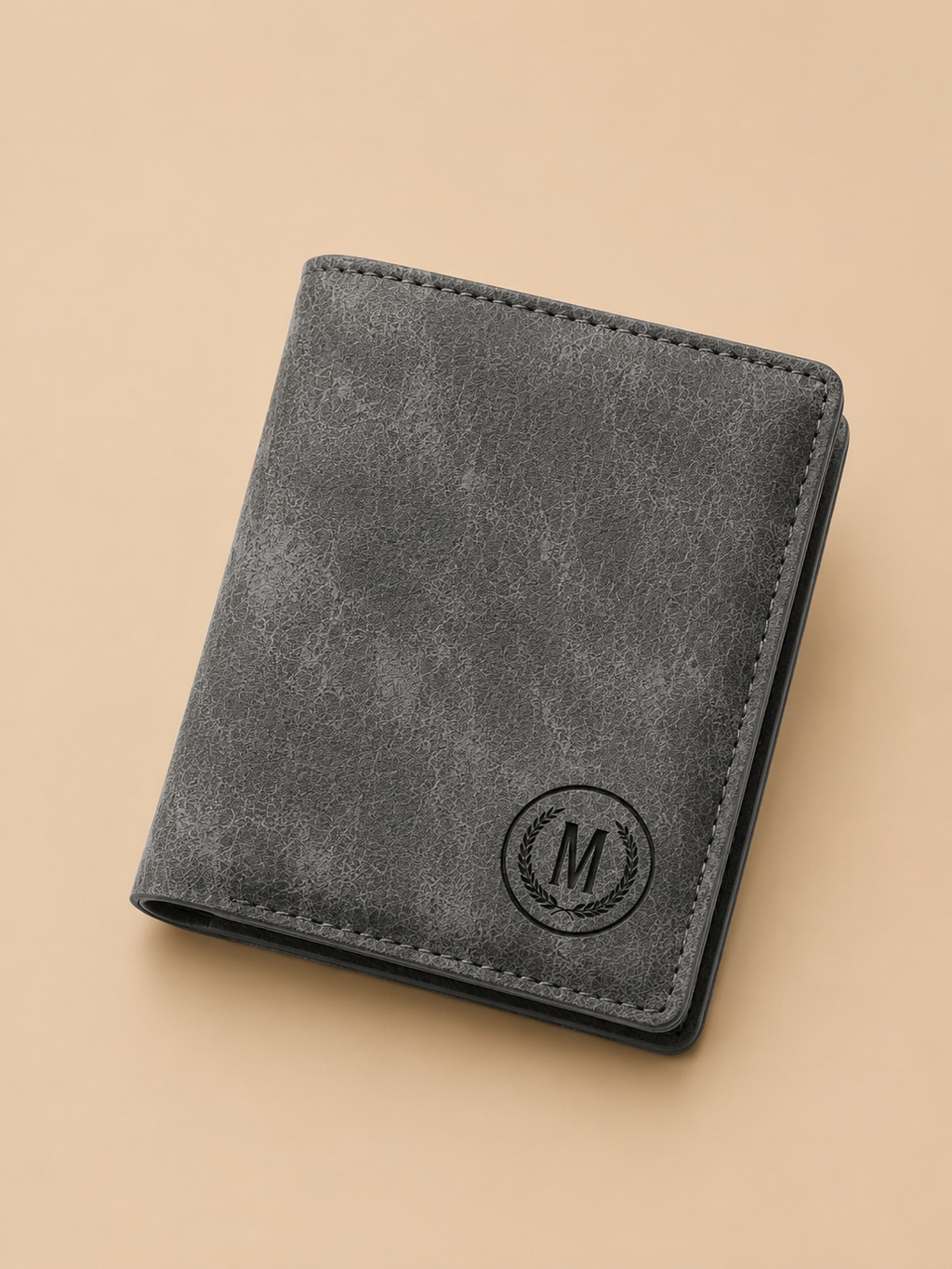 Premium Men's Bifold Leather Wallet – Slim Wallet with Multiple Card Slots, Zipper Coin Pocket & Cash Compartment | Elegant Everyday Wallet for Men