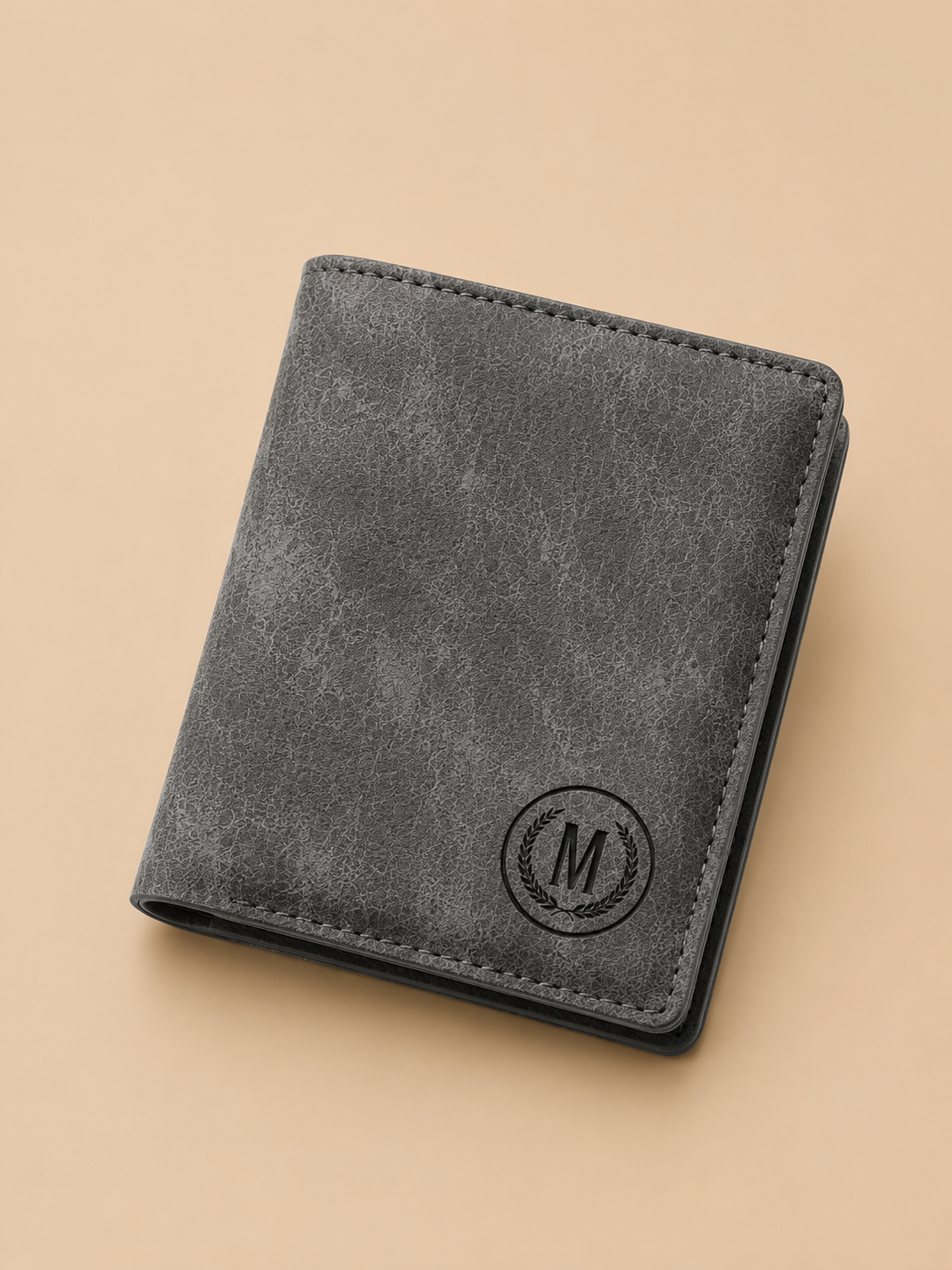 Premium Men's Bifold Leather Wallet – Slim Wallet with Multiple Card Slots, Zipper Coin Pocket & Cash Compartment | Elegant Everyday Wallet for Men